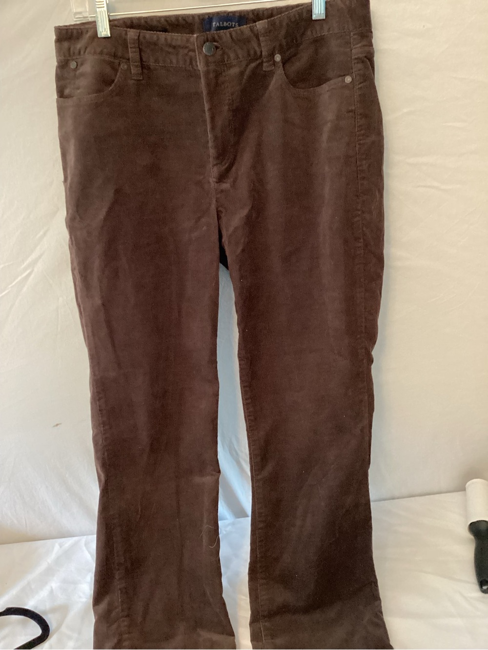 Talbots Dark Brown Corduroy Boot-Cut Pants
